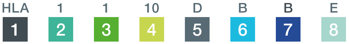 HLA kód Kazetový filtr NA